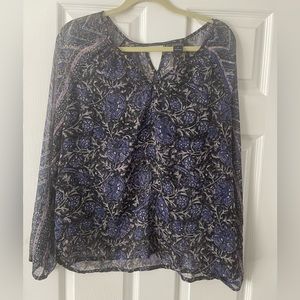Lucky brand boho blouse size medium